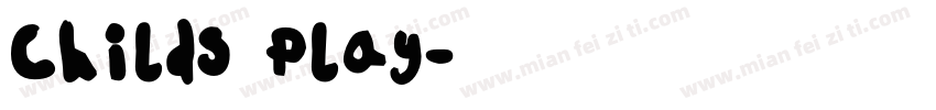 Childs Play字体转换